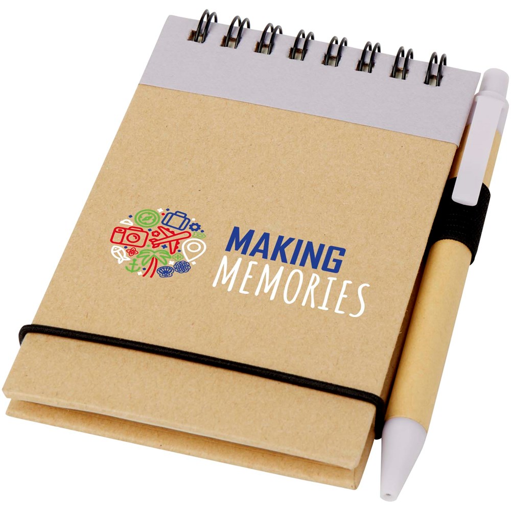 Zuse A7 Recycling Notizblock mit Stift Zuse A7 Recycling Notizblock mit Stift