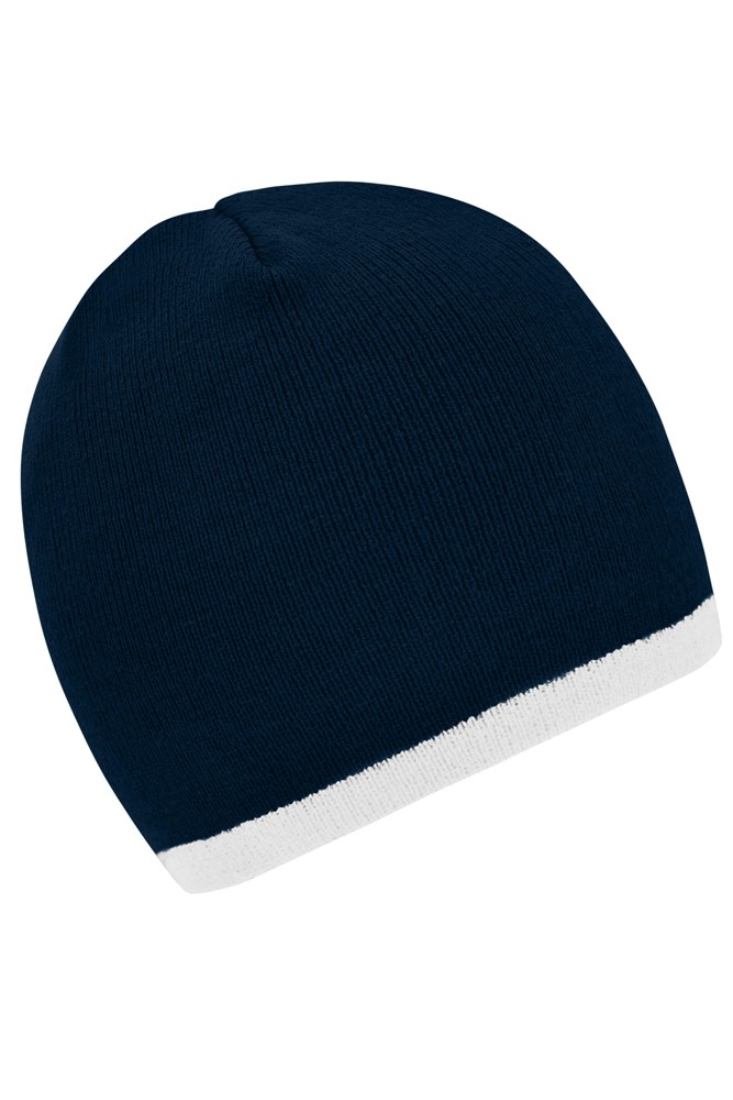 Beanie with Contrasting Border Beanie with Contrasting Border
