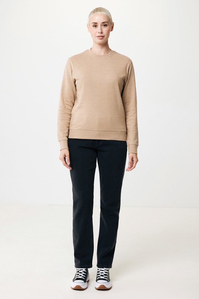 IQONIQ Denali ungefärbt. Rundhals-Sweater aus recycelter BW IQONIQ Denali ungefärbt. Rundhals-Sweater aus recycelter BW