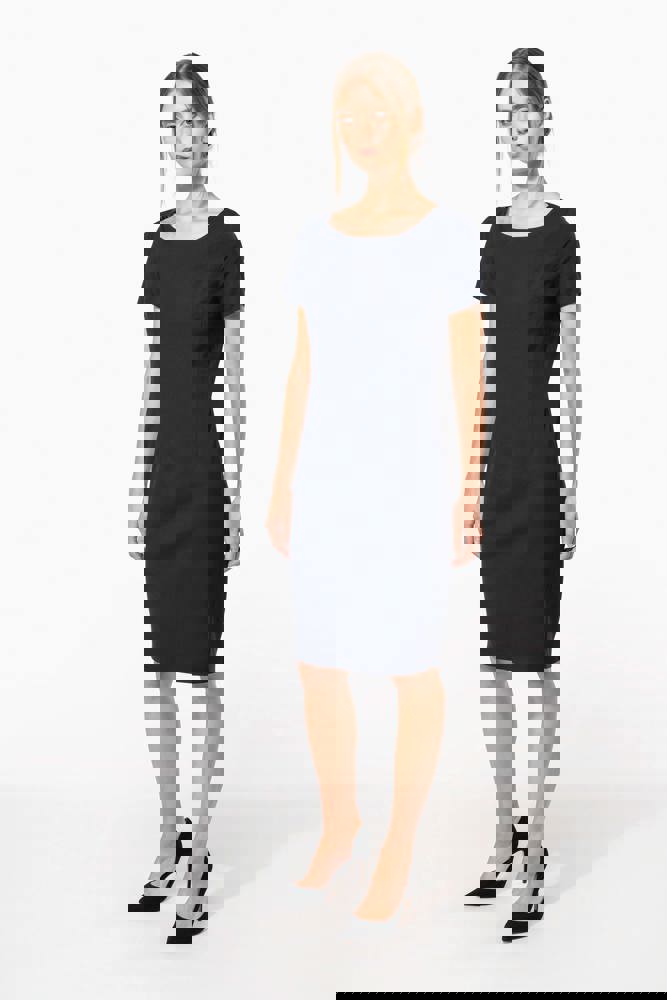 K500 - Kleid mit kurzen Ärmeln