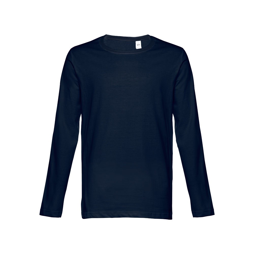 THC BUCHAREST. Herren Langarm T-Shirt - Blau