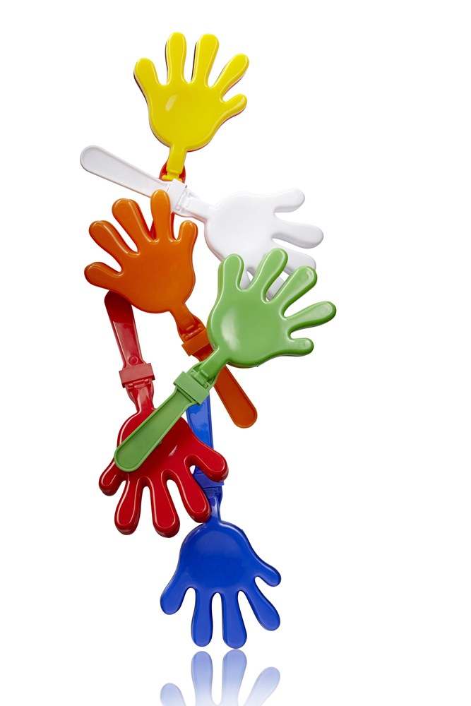 Klapperhand aus Kunststoff Boris Klapperhand aus Kunststoff Boris