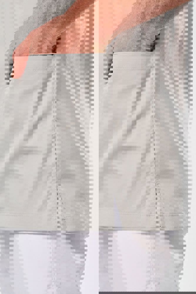 WK507C - Kurzärmlige Unisex-Tunika aus Baumwollpolyester