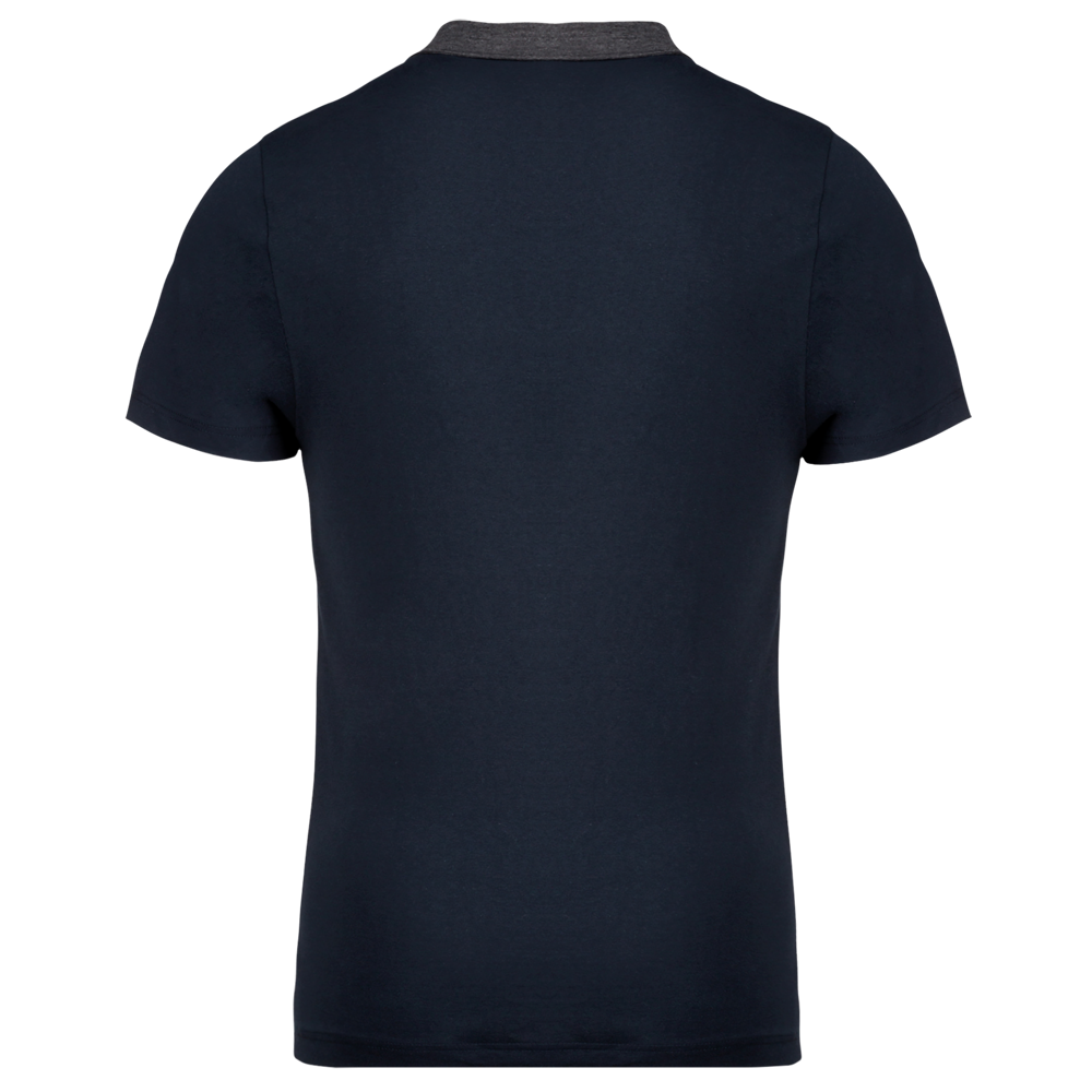 K260 - Zweifarbiges Jersey-Polohemd für Herren