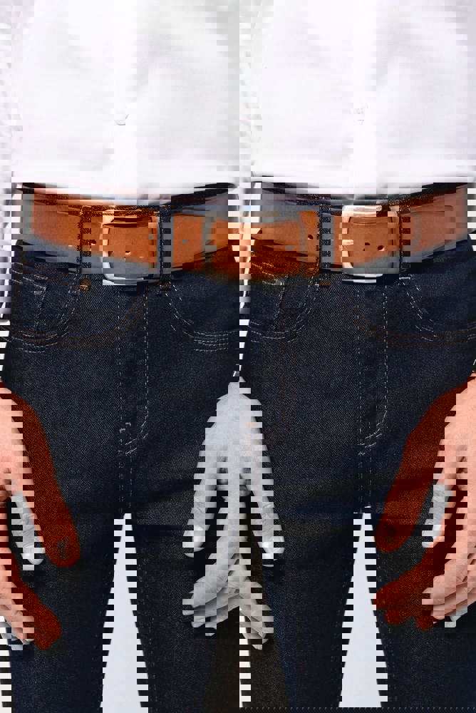 PK821 - Vintage-Ledergürtel für Herren