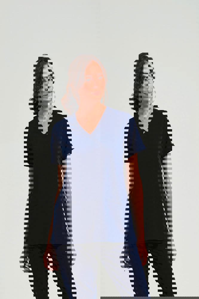 NN310 - Tunika mit Stretchanteil und kurzen Ärmeln, Damen