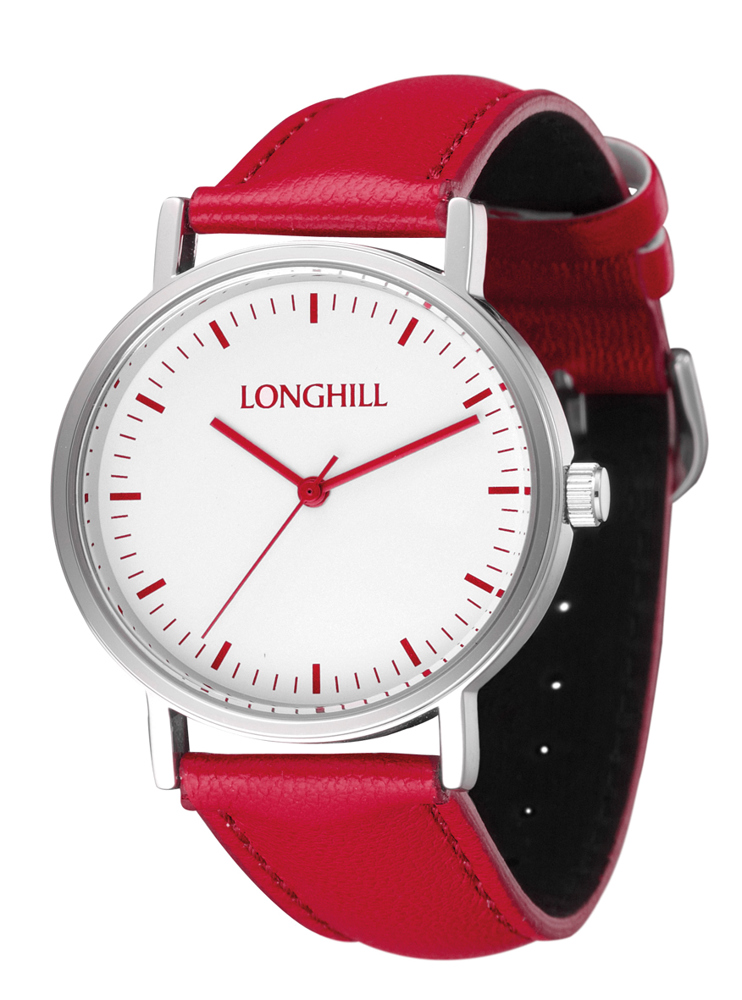 Metalluhr LUCA - rot