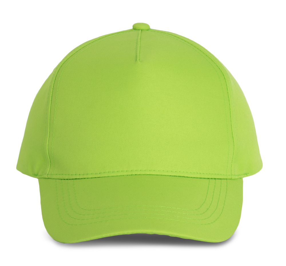 KP157 - Polyester-Sportkappe mit 5 Panels - Lime