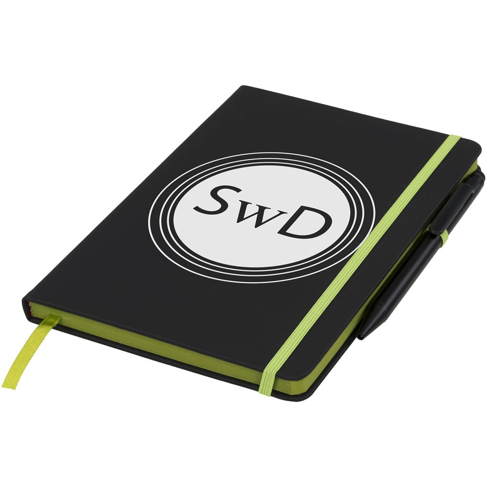 Noir Edge A5 Notizbuch mit farbigem Rand Noir Edge A5 Notizbuch mit farbigem Rand