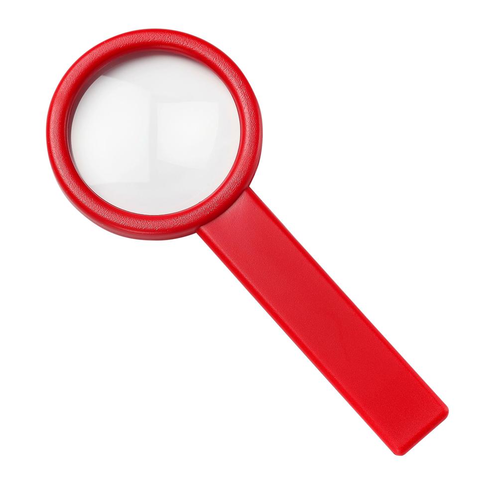 Stiellupe "Handle 3 x" - standard-rot