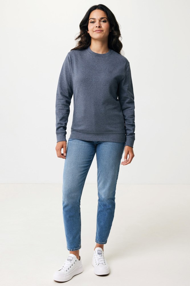 IQONIQ Denali ungefärbt. Rundhals-Sweater aus recycelter BW IQONIQ Denali ungefärbt. Rundhals-Sweater aus recycelter BW