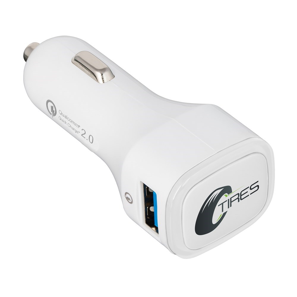 USB-Autoladeadapter Quick Charge 2.0® COLLECTION 500 - transparent