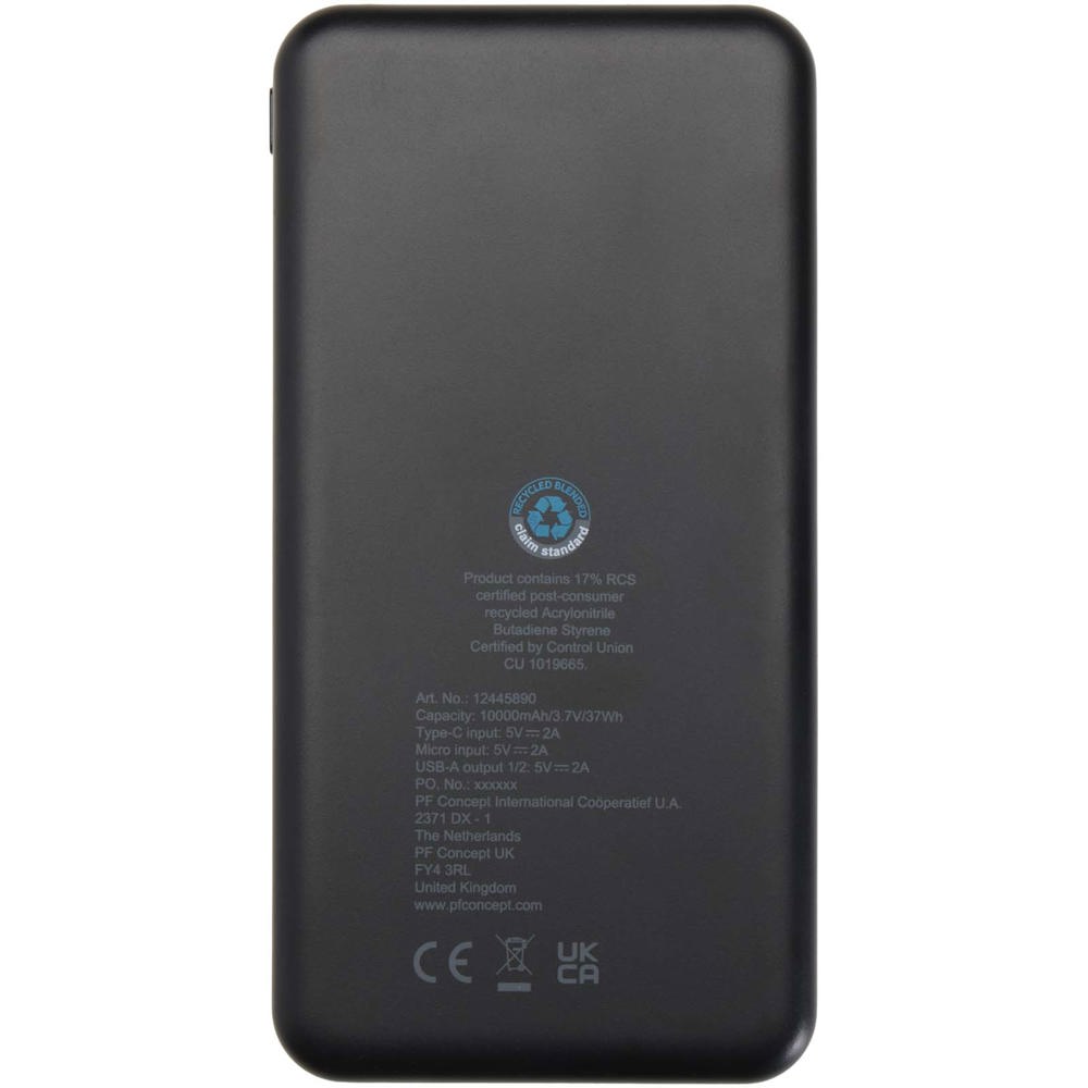 Intan 10 W 10.000 mAh Powerbank aus recyceltem Kunststoff