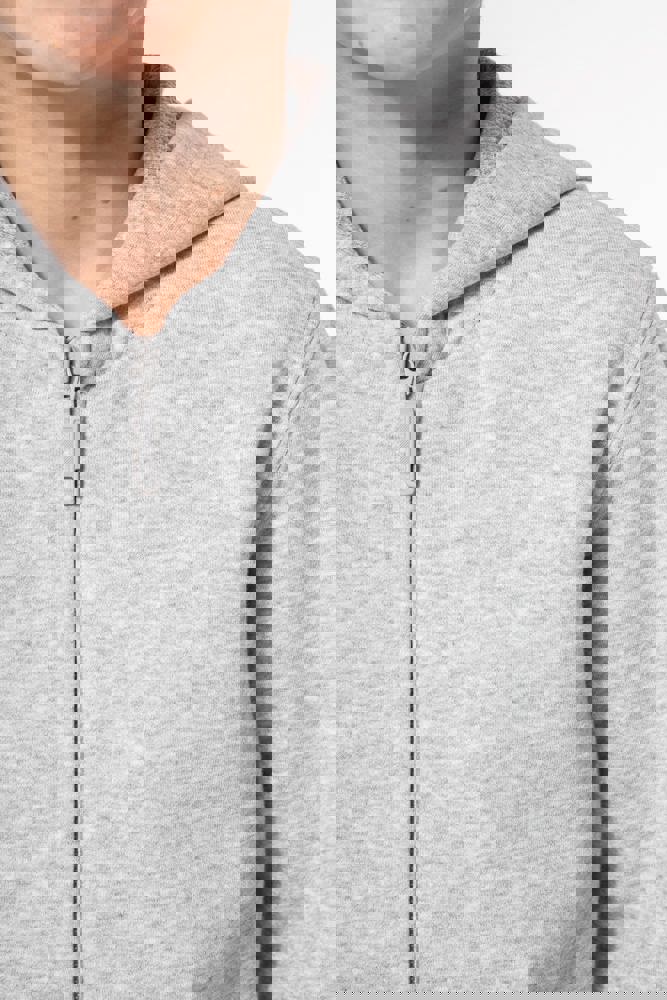 K4045 - Recyceltes Kinder-Kapuzensweatshirt mit Reißverschluss