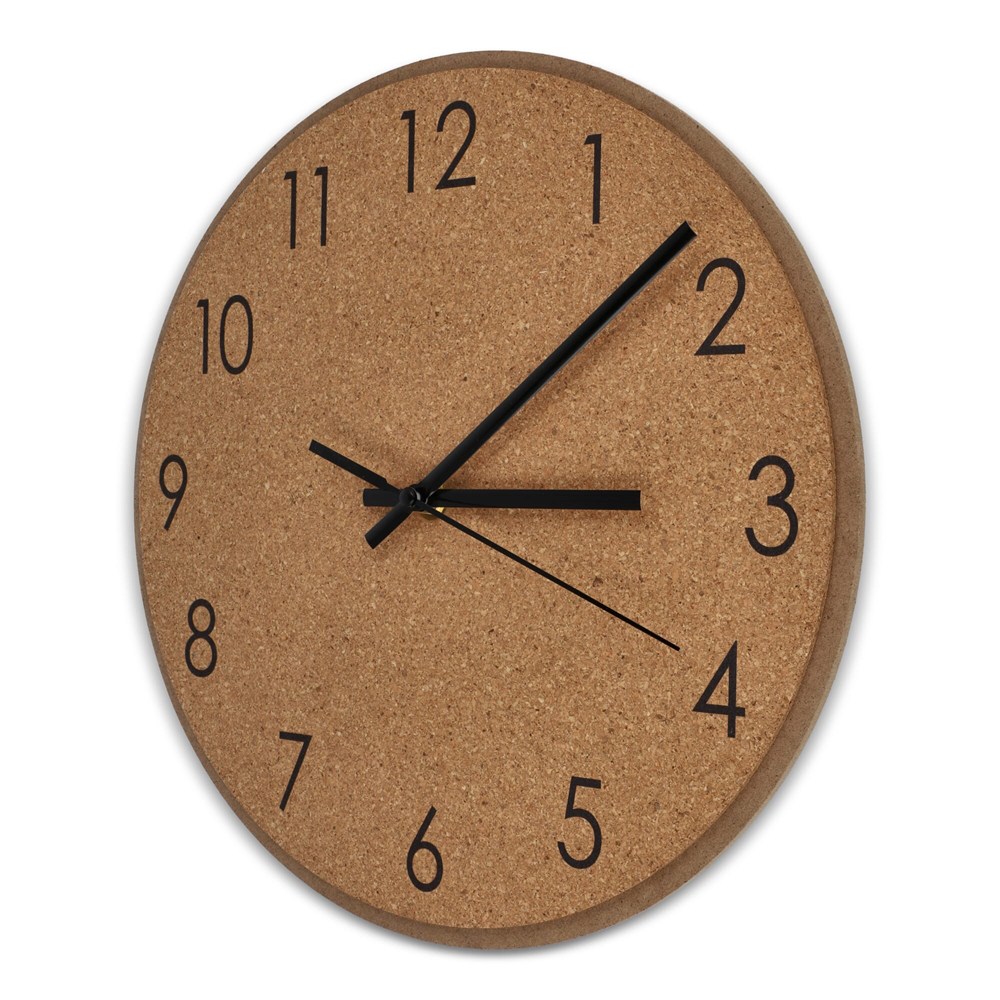 Wanduhr aus Kork Wanduhr aus Kork