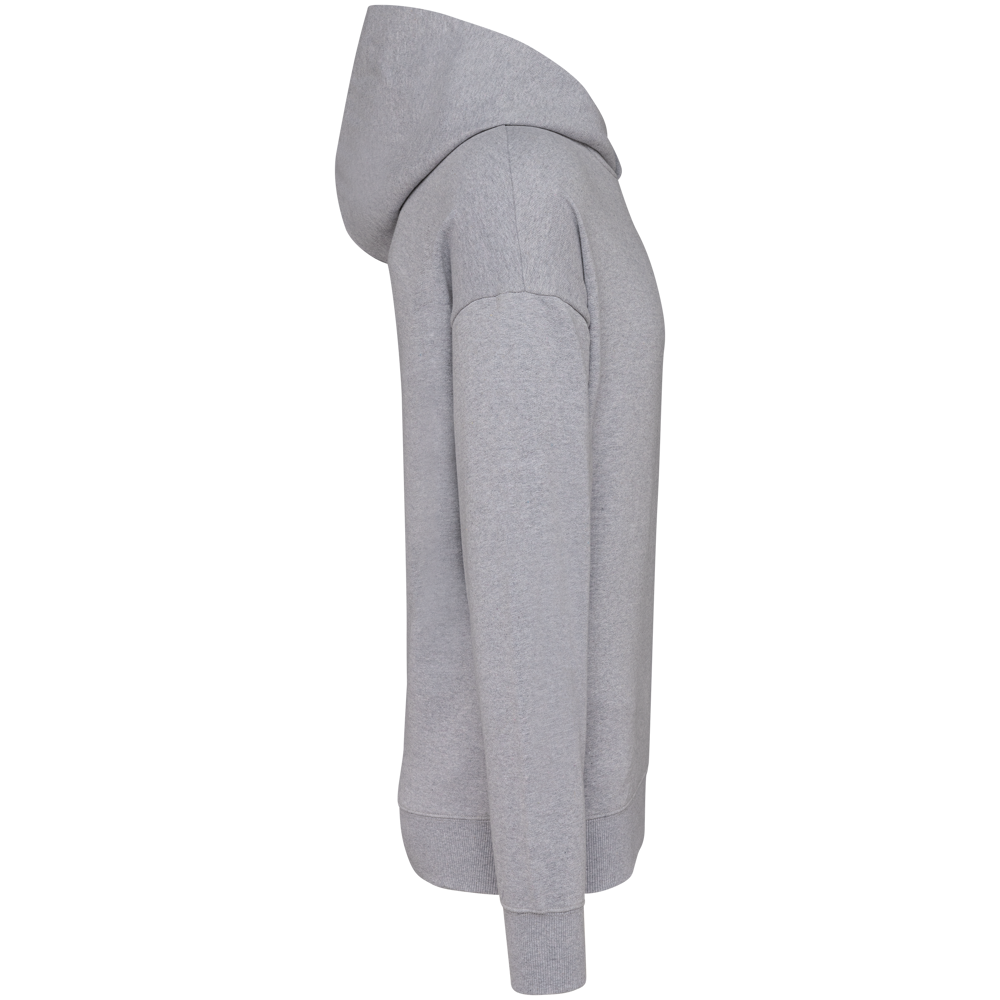 K4018 - Kapuzensweatshirt aus Molton, Oversize, Unisex