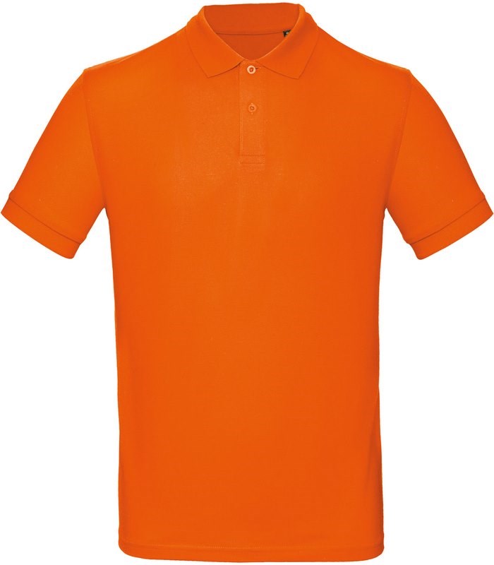 B&C Men's organic polo shirt - orange