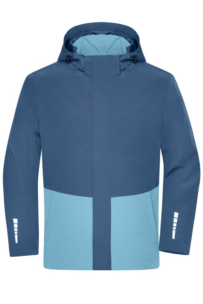 Workwear Hardshell Rainjacket - Deep-blue/steel-blue (ca. Pantone 2376 C
2165 C)