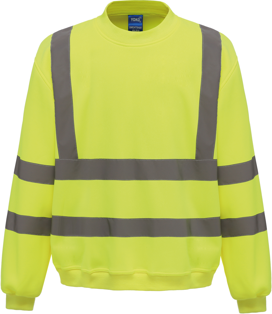 YHVJ510 - Hi-Vis Sweatshirt - Hi Vis Yellow
