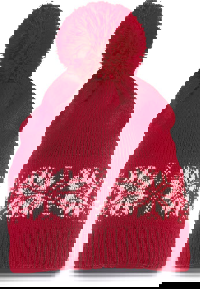 KP540 - Weihnachtsstrickmütze mit Sternmuster KP540 - Weihnachtsstrickmütze mit Sternmuster