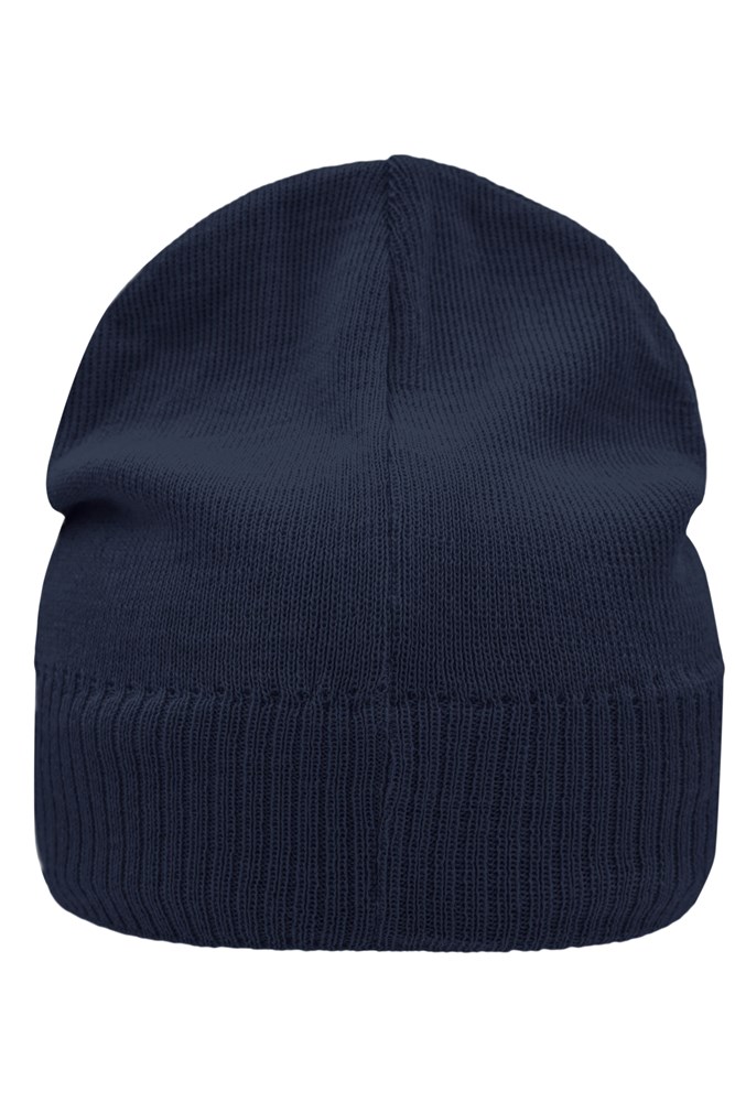 Knitted Beanie with Fleece Inset Knitted Beanie with Fleece Inset