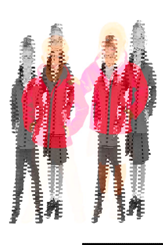 R224J - Kids Tx Performance Hooded Softshell Jacket