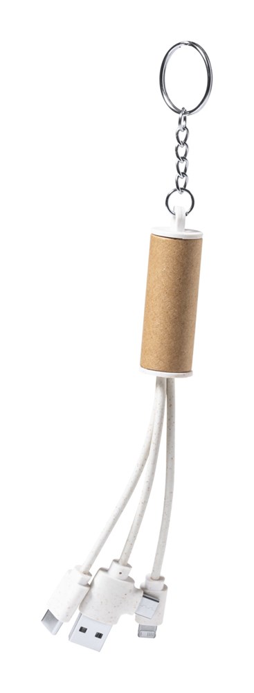 Paplen - Schlüsselanhänger mit USB-Ladekabel