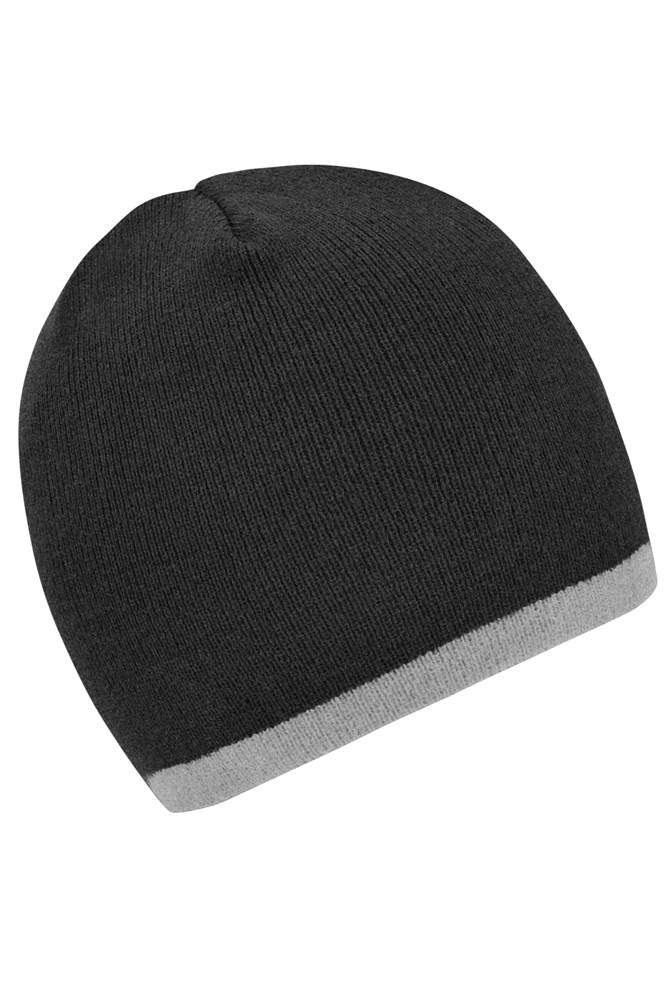 Beanie with Contrasting Border Beanie with Contrasting Border