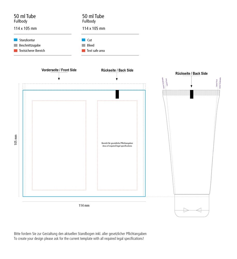 Body & After Sun Lotion (sensitiv), 50 ml Tube Body & After Sun Lotion (sensitiv), 50 ml Tube