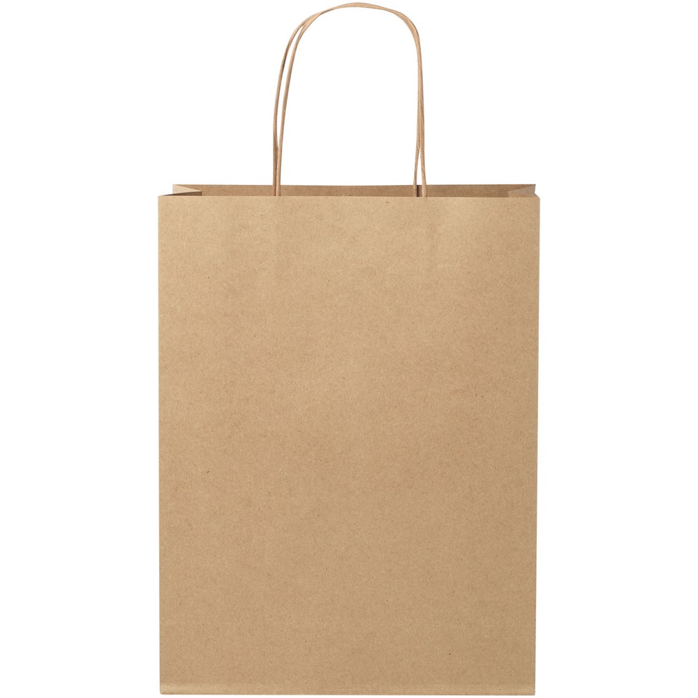 Kraftpapiertasche 120 g/m² mit gedrehten Griffen – mittel Kraftpapiertasche 120 g/m² mit gedrehten Griffen – mittel